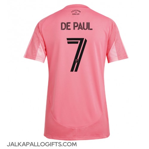 Inter Miami Rodrigo De Paul #7 Kotipaita Naiset 2025-26 Lyhythihainen